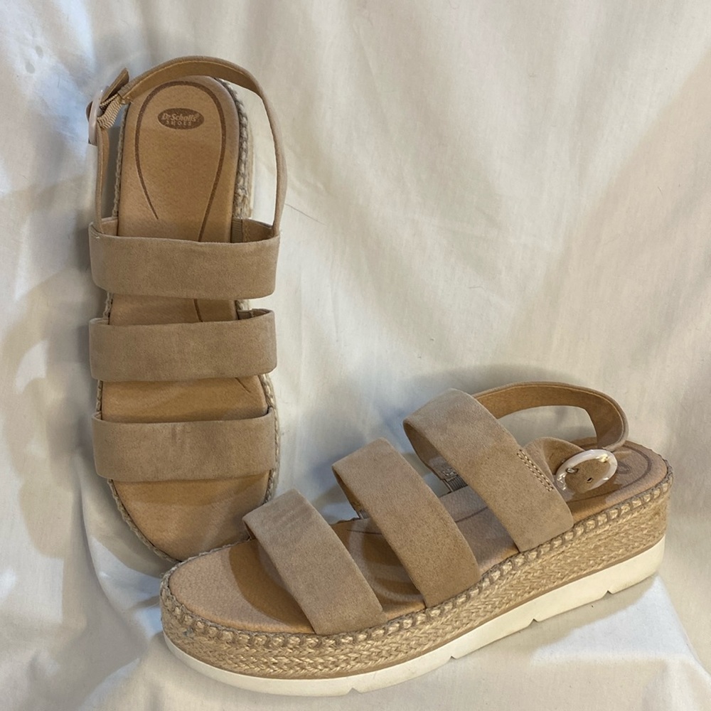 Dr. Scholl’s ~ Womens Size 9.5 Tan Sandals ~ Original Collection